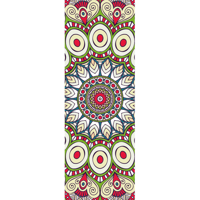 Printed Yoga Mat Drape Sweat-Absorbent Fitness Yoga Towel Yoga Drape
